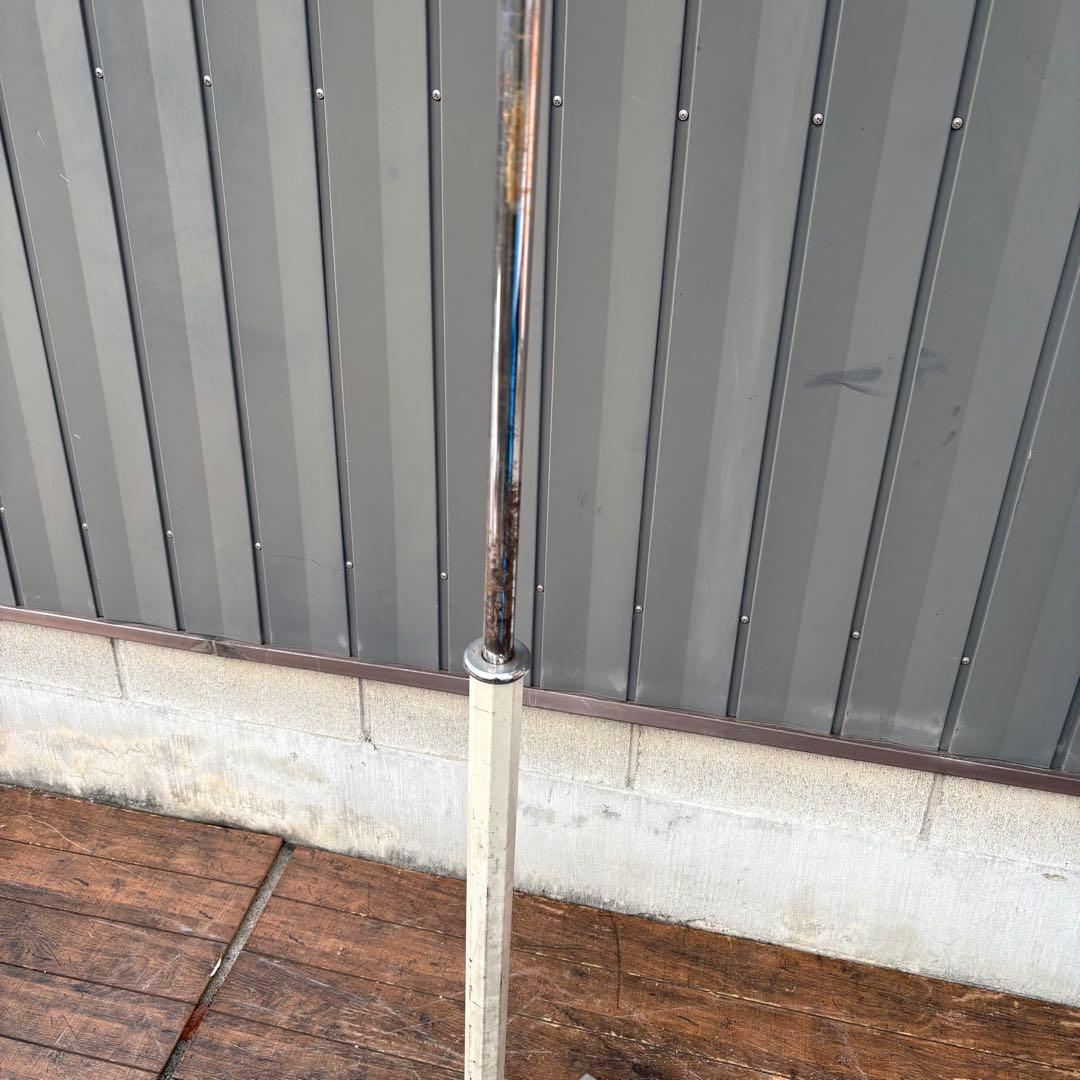 C1 昭和レトロ アイアンハンガーラック 金属製 店舗什器 アーム付き 業務用