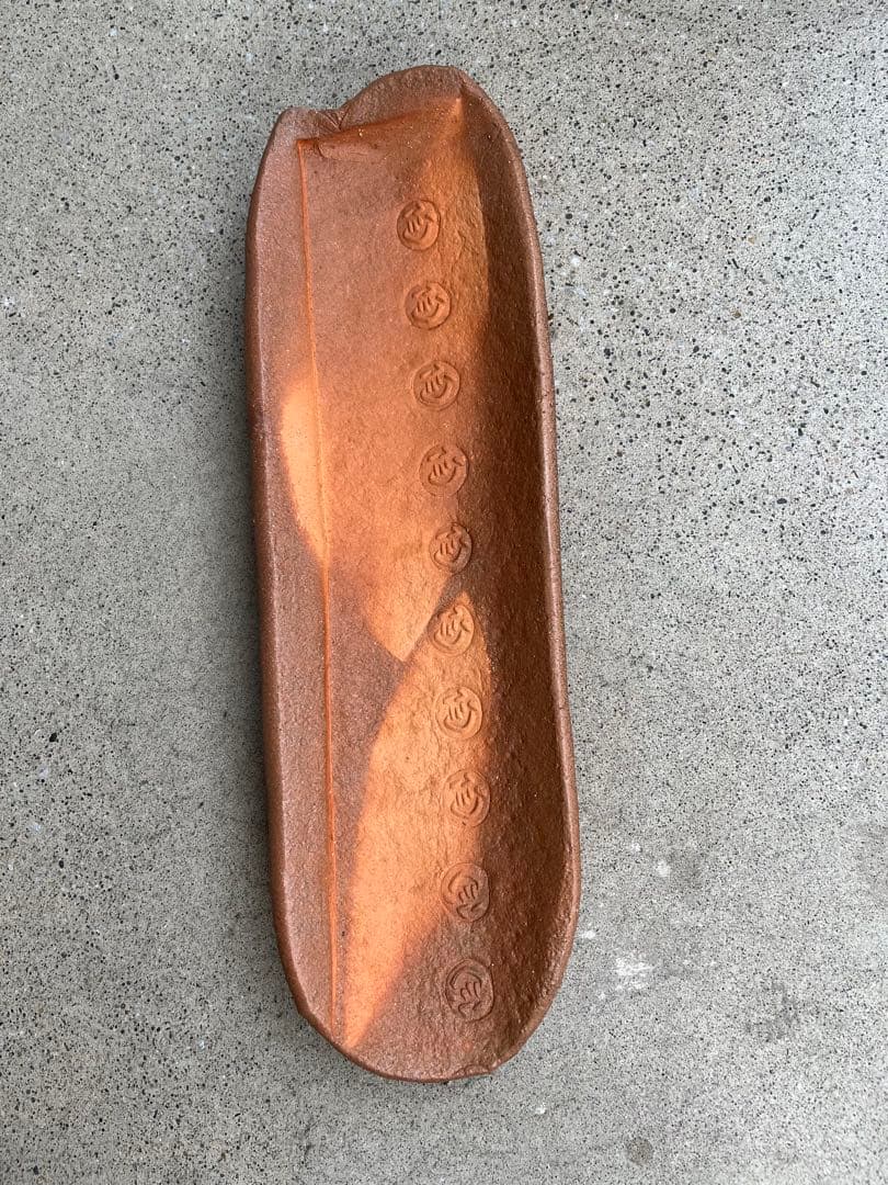 小西陶蔵の備前焼長方形皿