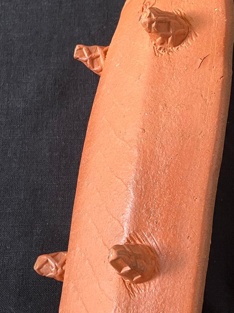 小西陶蔵の備前焼長方形皿