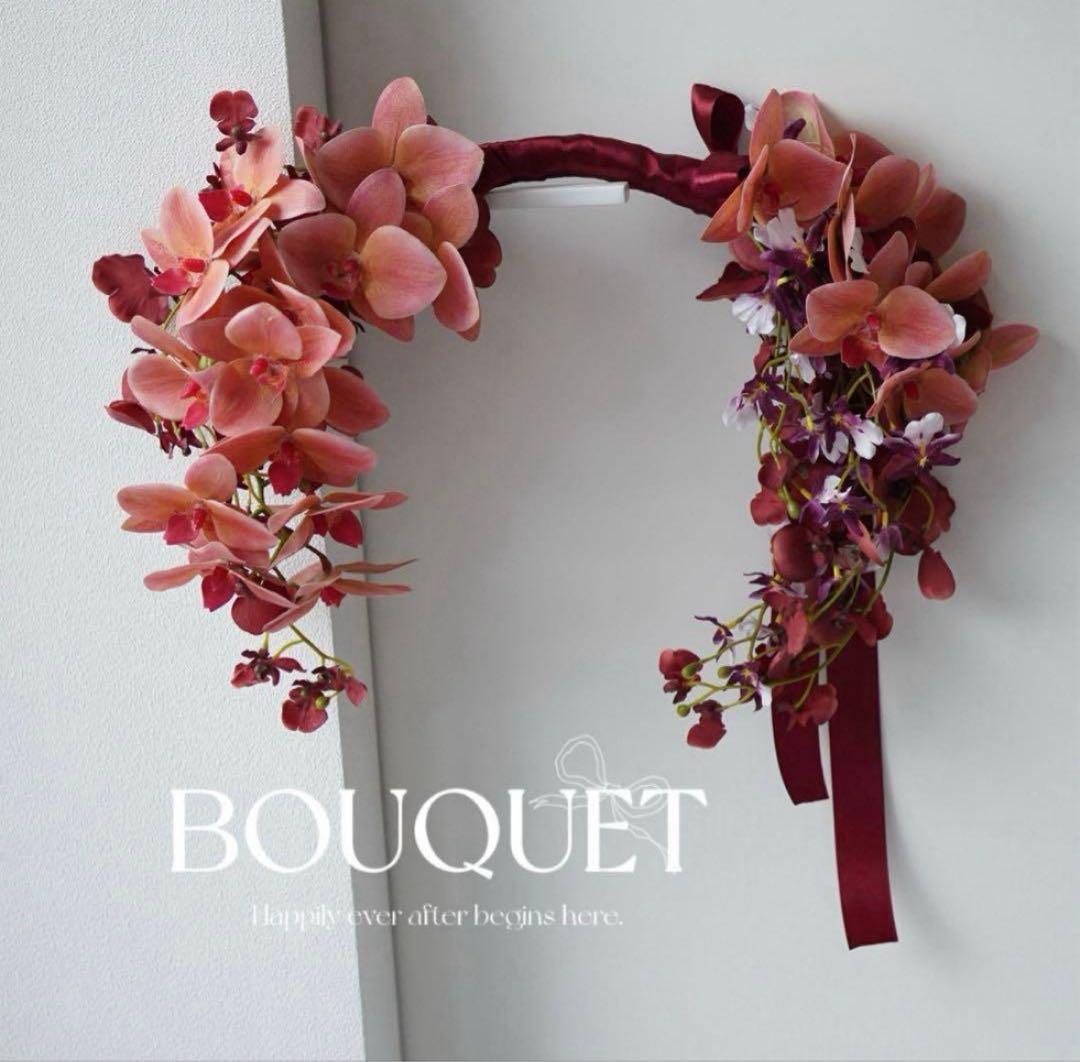 ♡♡カラードレスにぴったり♡ バレリーナブーケ アーティフィシャルフラワーブーケ