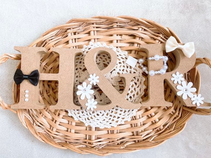 【確認】りったん♡様イニシャルオブジェ✨オーダー