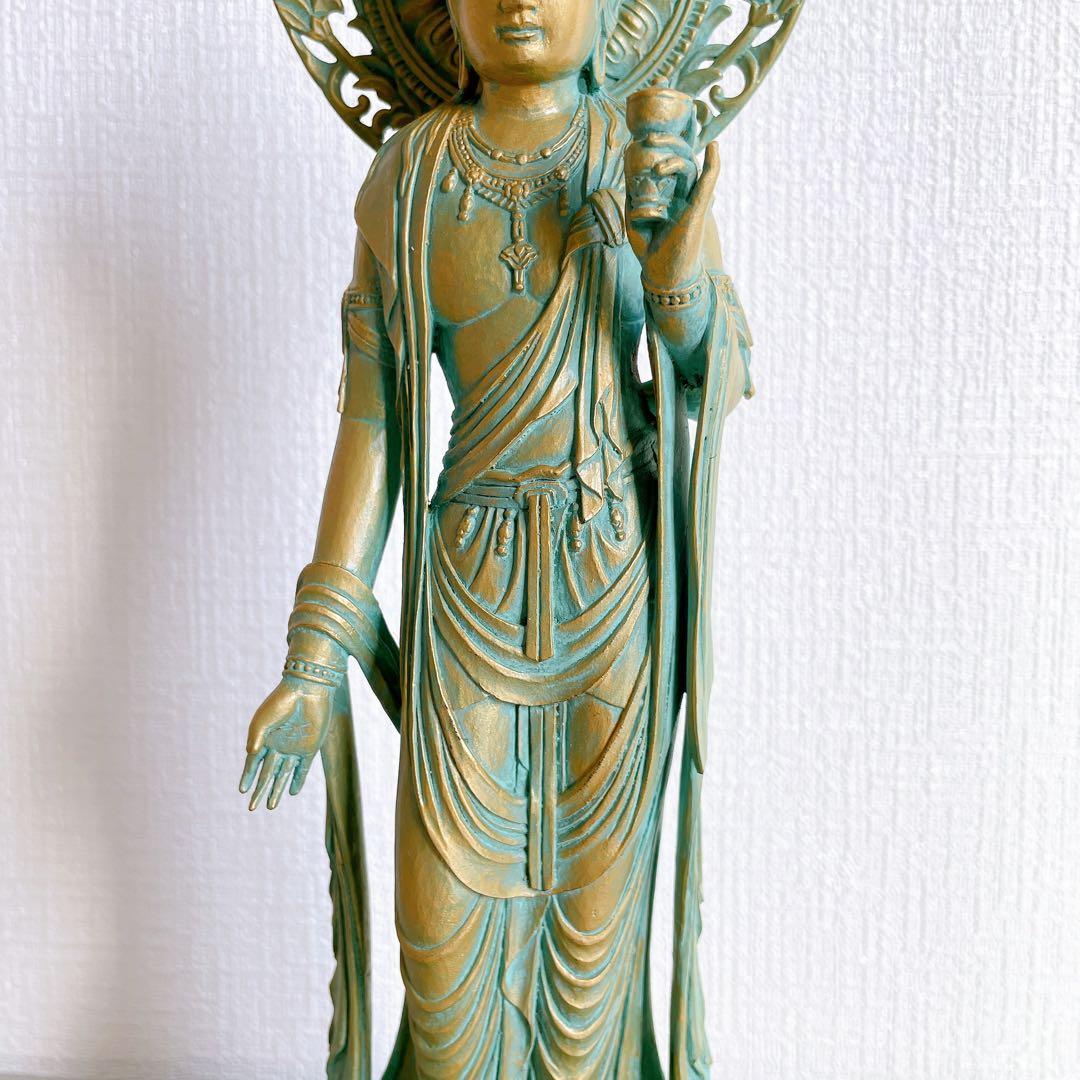 大佛師 松久宗琳作 瑠璃観音 ブロンズ 仏像 在銘　認定書あり 569/1000