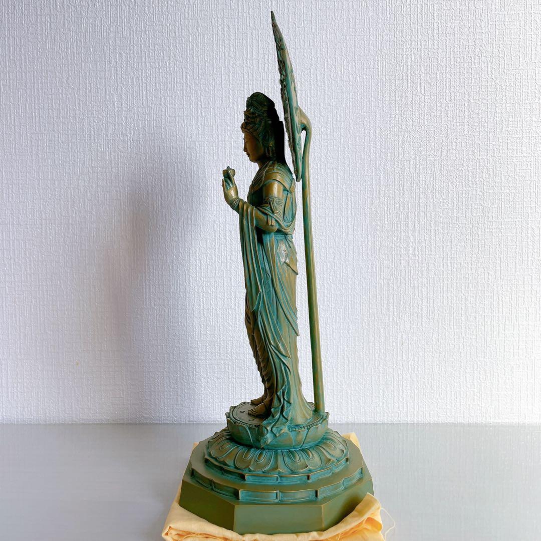 大佛師 松久宗琳作 瑠璃観音 ブロンズ 仏像 在銘　認定書あり 569/1000