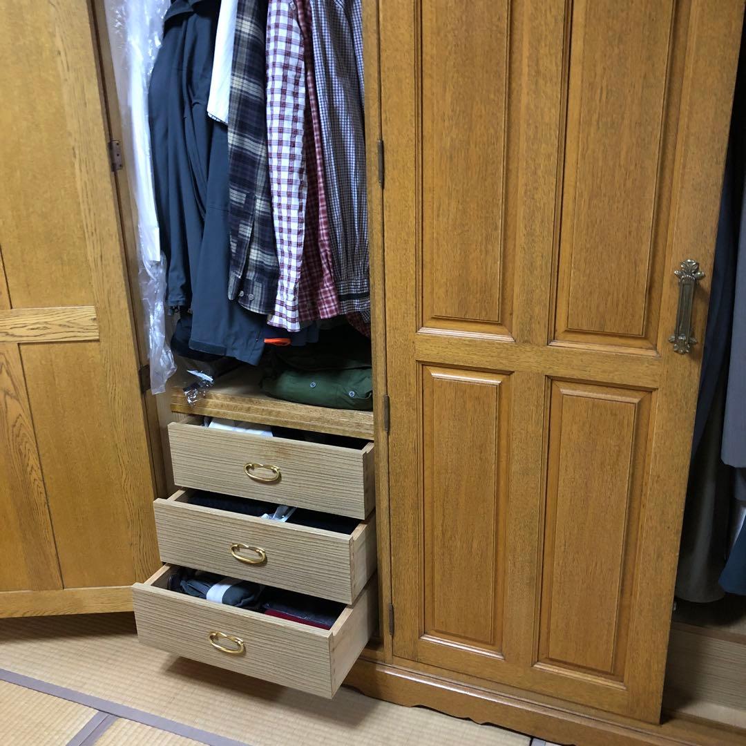 超美品　再お値下げ！横幅178cm高級洋服タンス高さ179