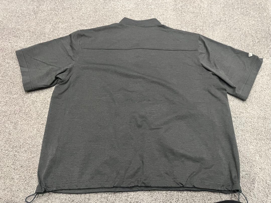 UNBIND ハーフジップシャツ ダークグレー