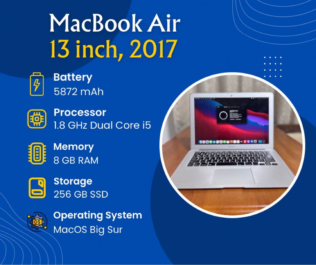 MacBook Air 13インチ 2017 Core i5 SSD新品・美