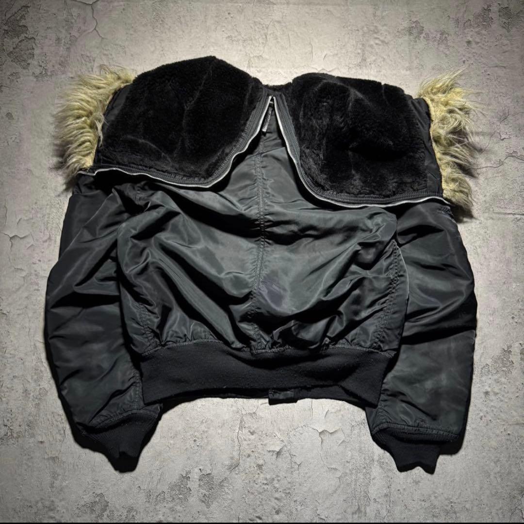 USA製 ALPHA N2B flight jacket N-2B ブラック