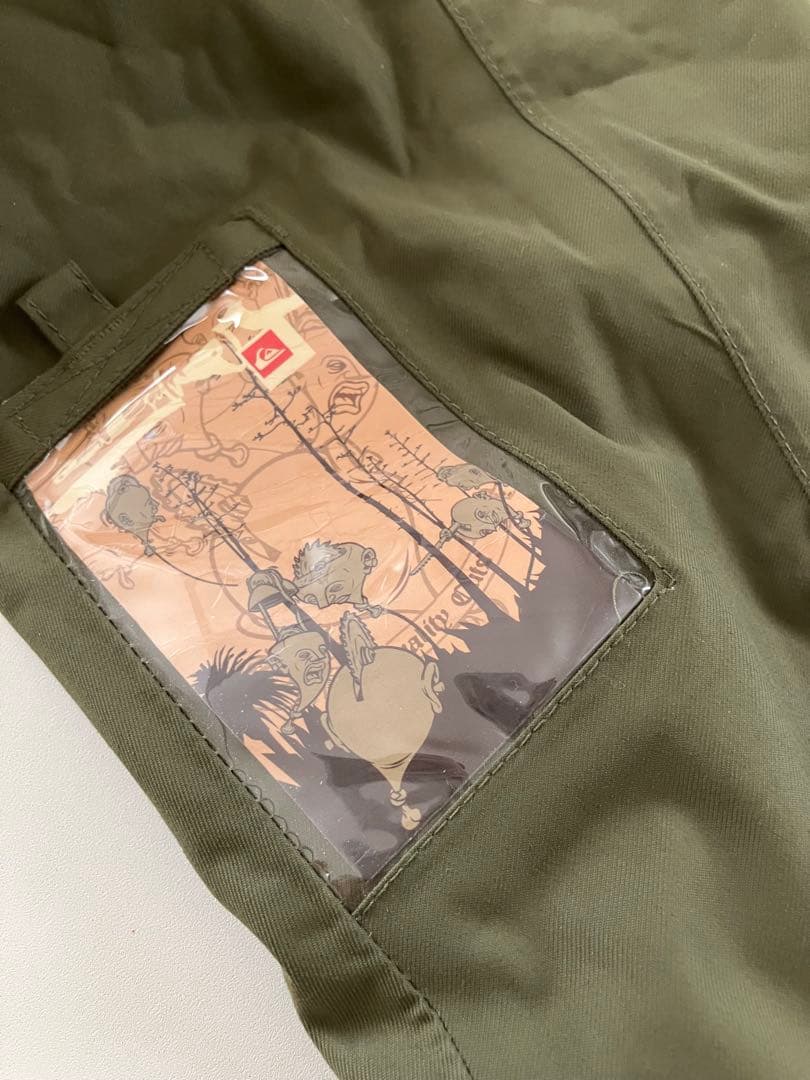 Quiksilver 迷彩スノーボードウェア　3点セット