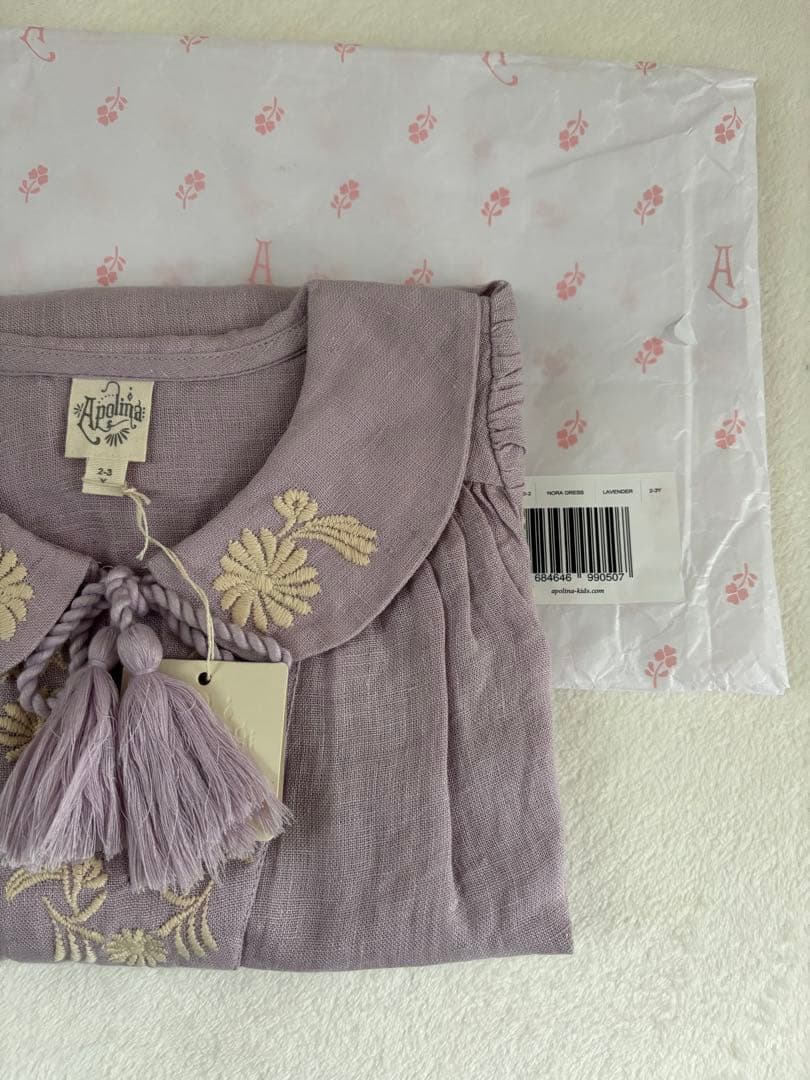 新品未使用　apolina NORA DRESS 2-3y