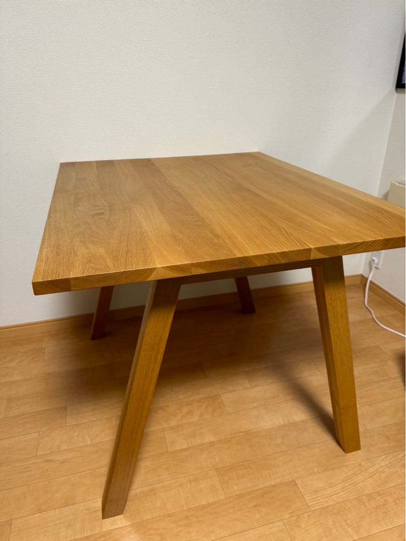 unico ELEMT ダイニングテーブル W1000　ブラウン　オイル仕上げ