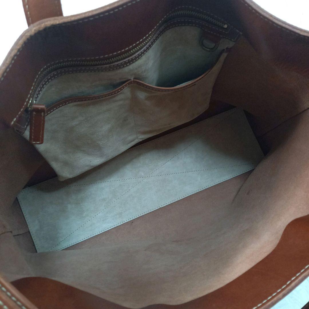 土屋鞄 ディアリオ 2way トートバッグ ショルダーバッグ レザー ブラウン