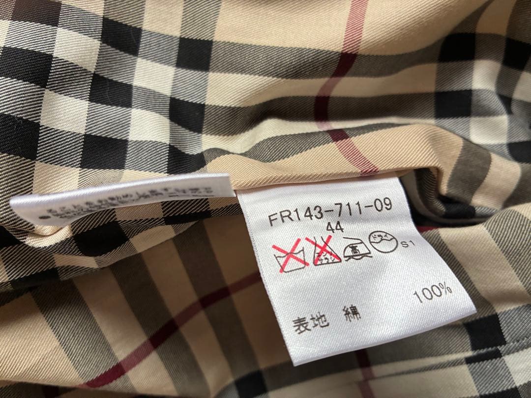【バーバリー ロンドン】ショート　トレンチコート　黒　44 美品❗️
