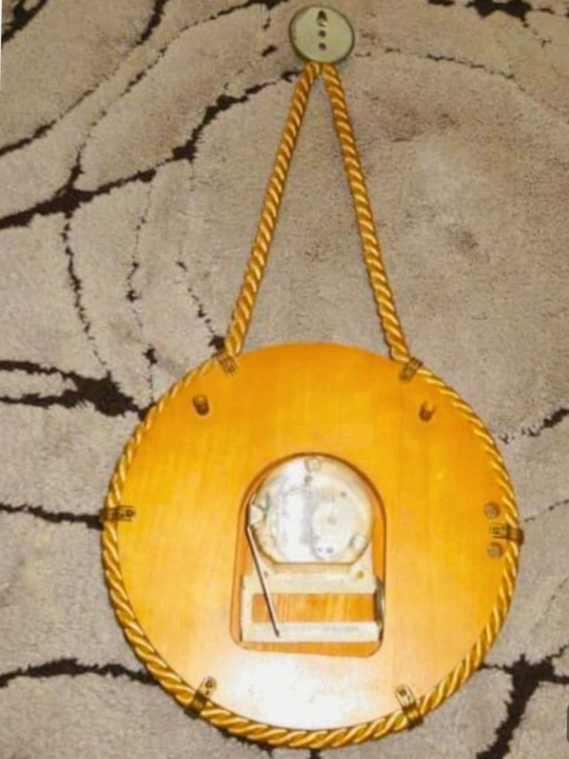 レア ドイツ製 KIENZLE キンツレ 木製 縄 アンティーク 掛け時計 時計