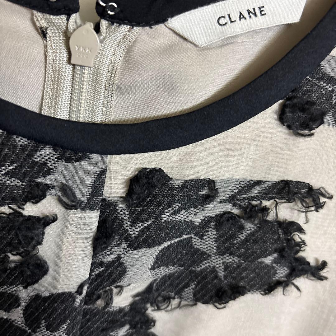 ワンピース CLANE FLOW FLOWER JACQUARD ONEPIECE