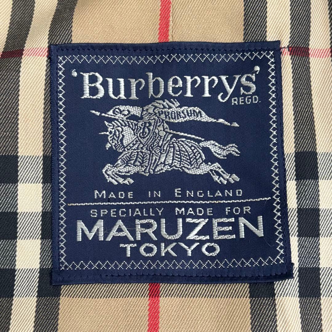 英国製　Burberry コート　ベージュ　ノバチェック　archive 比翼