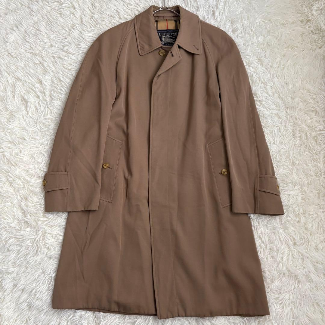 英国製　Burberry コート　ベージュ　ノバチェック　archive 比翼