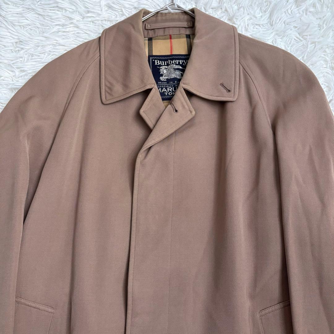 英国製　Burberry コート　ベージュ　ノバチェック　archive 比翼
