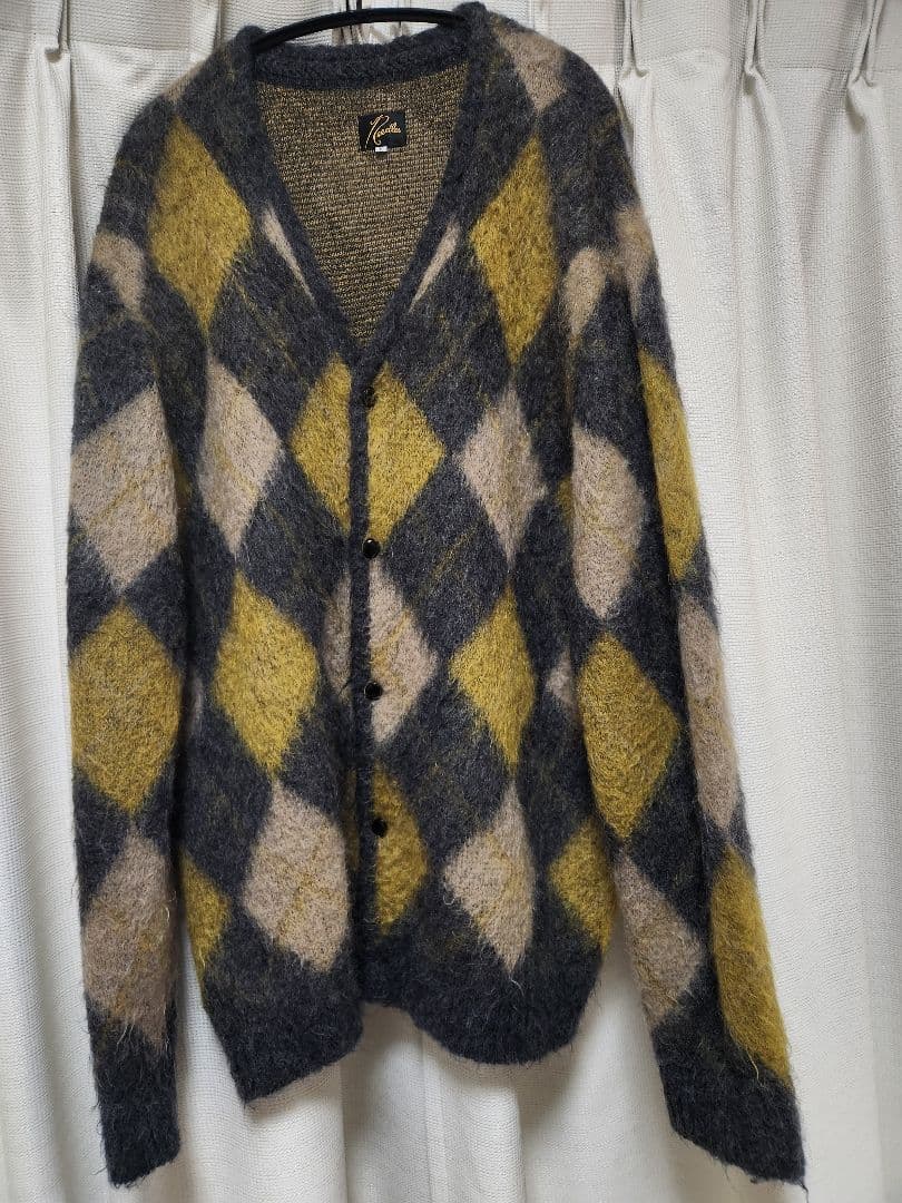 Needles モヘアカーディガン L