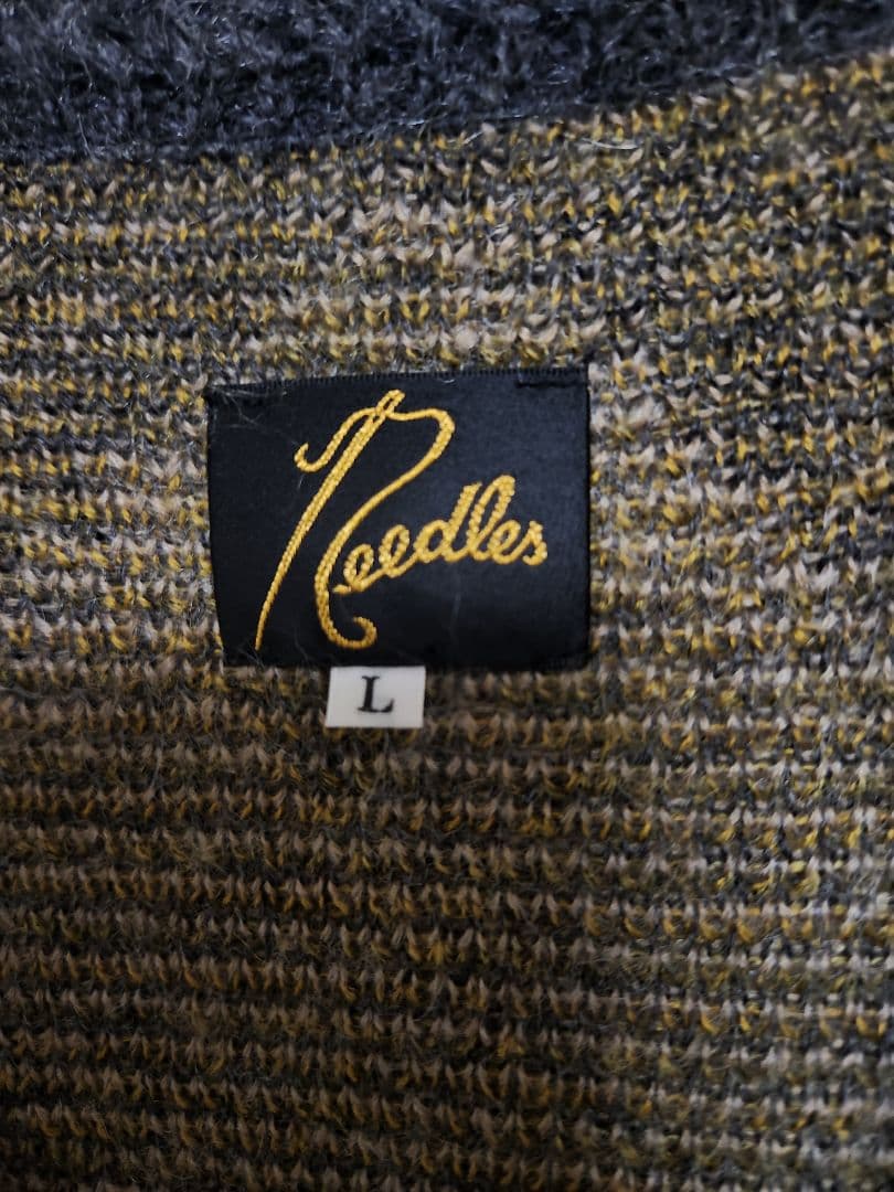 Needles モヘアカーディガン L