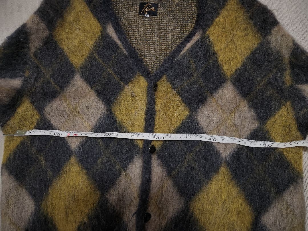 Needles モヘアカーディガン L