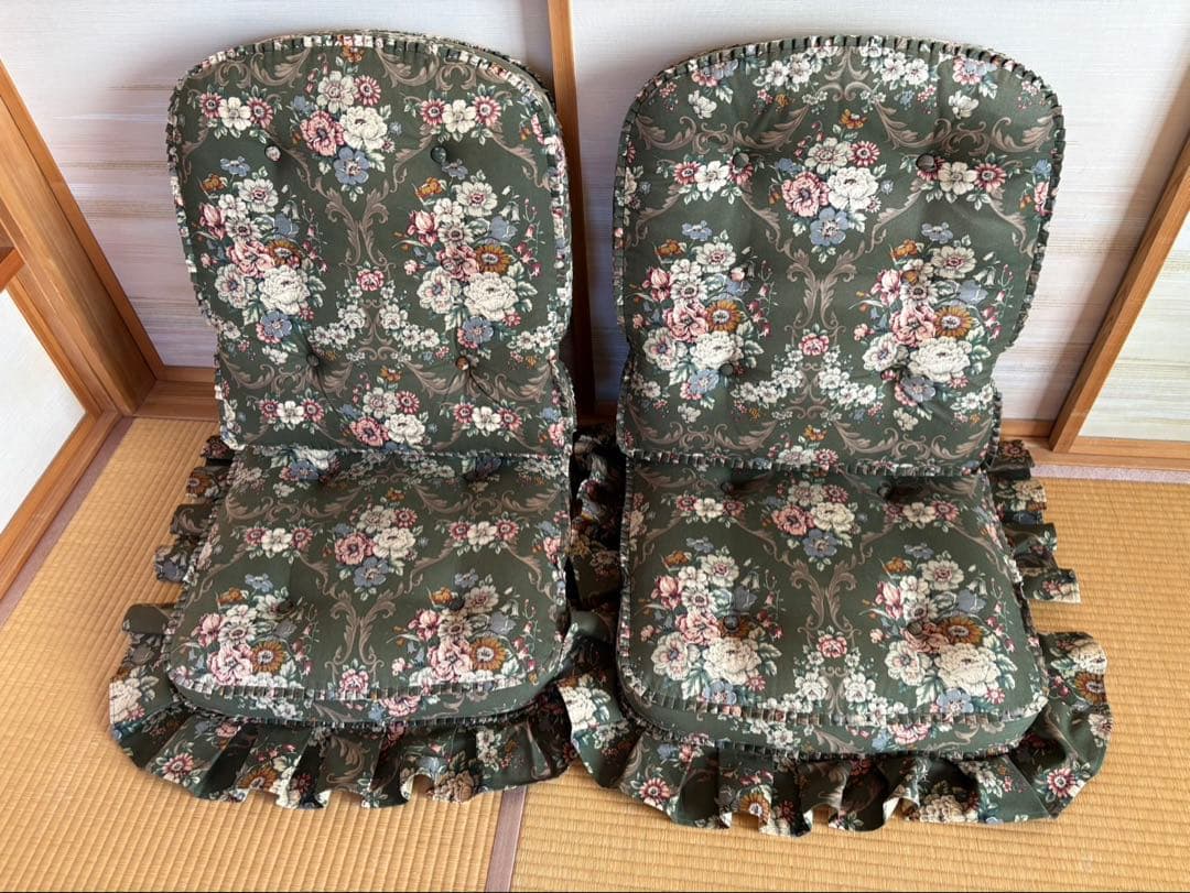 飛騨産業　穂高　椅子用クッション2個セット　ロング