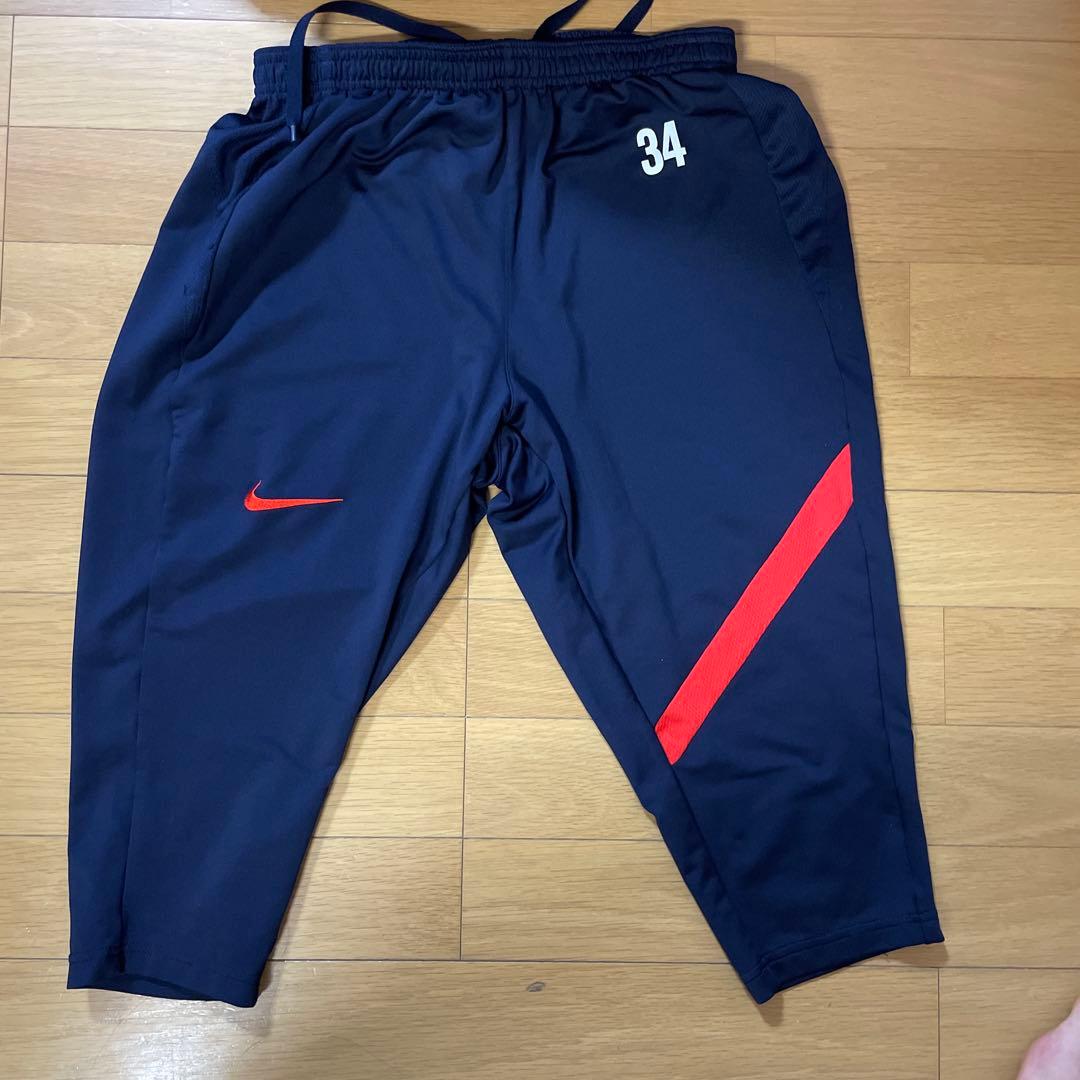 Nike DRI-FIT 赤 サッカーシャツ 鹿島アントラーズ練習着2点セット