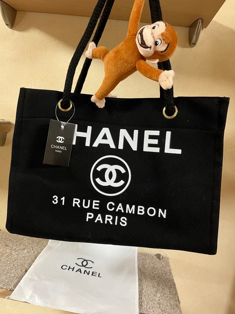 CHANEL トートバッグ ブラック 31 RUE CAMBON ノベルティ