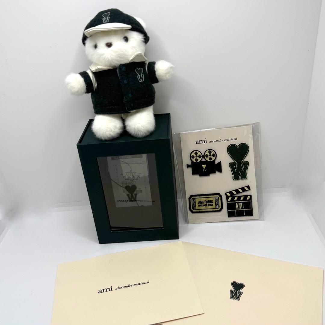 韓国限定 アミ×チェウシク テディベア キーリング ワッペン アミパリ AMI