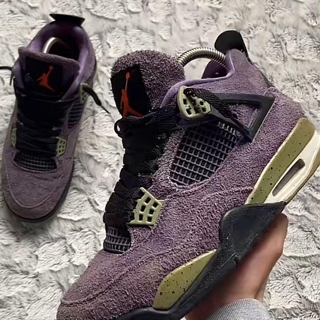 シューズ(男性用) Air Jordan 4 canyon purple