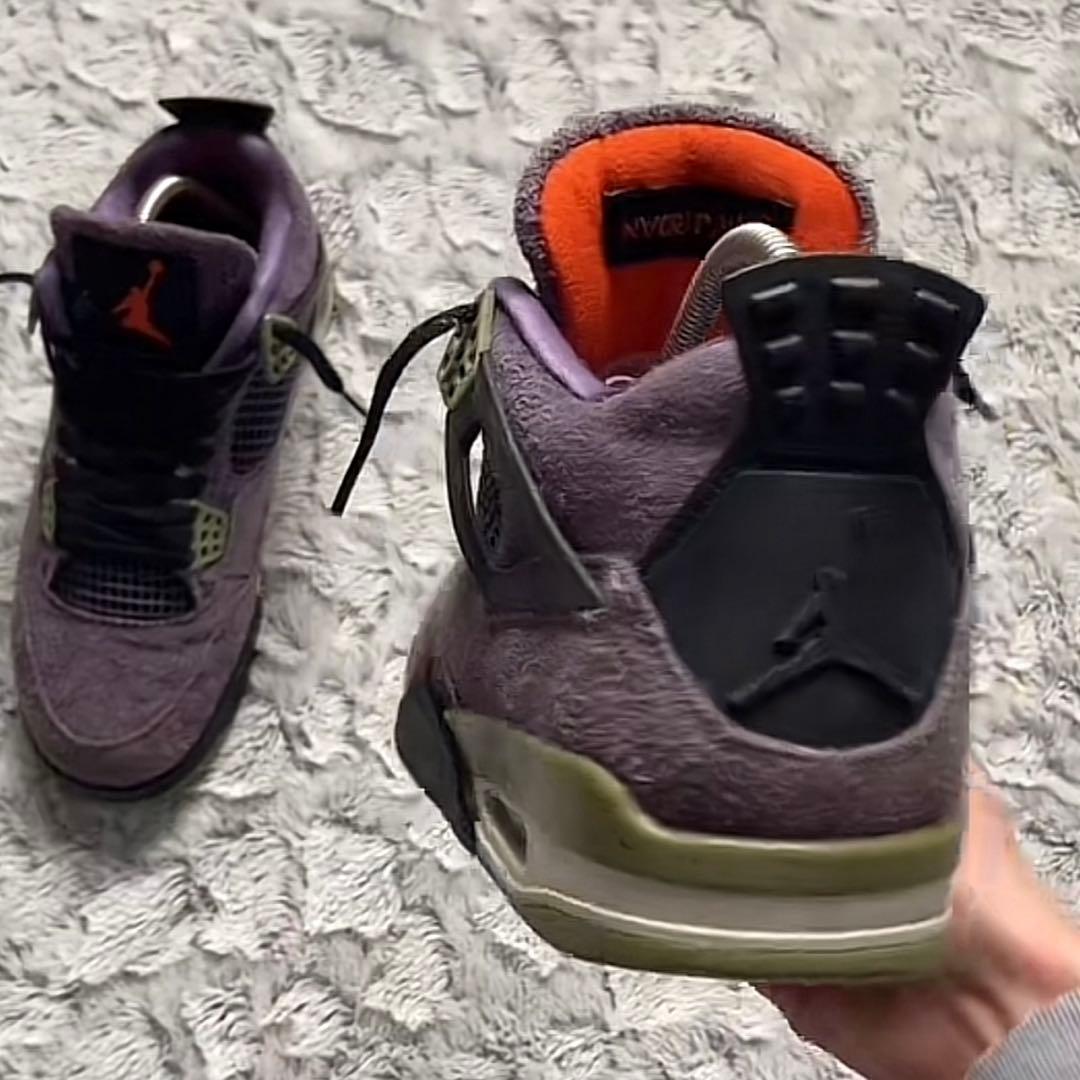 シューズ(男性用) Air Jordan 4 canyon purple