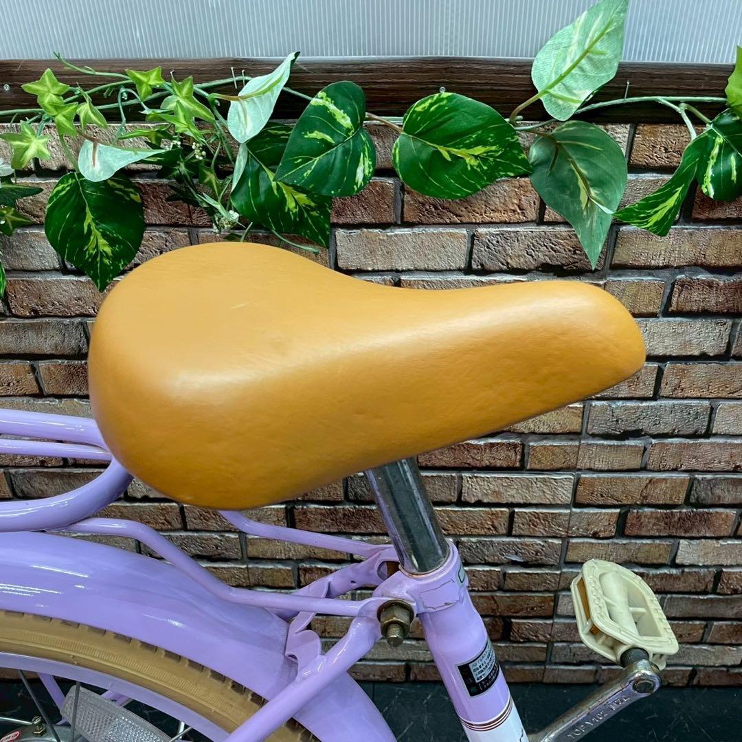 【75】子供用自転車 子供車 precieux パープル 18インチ シングル