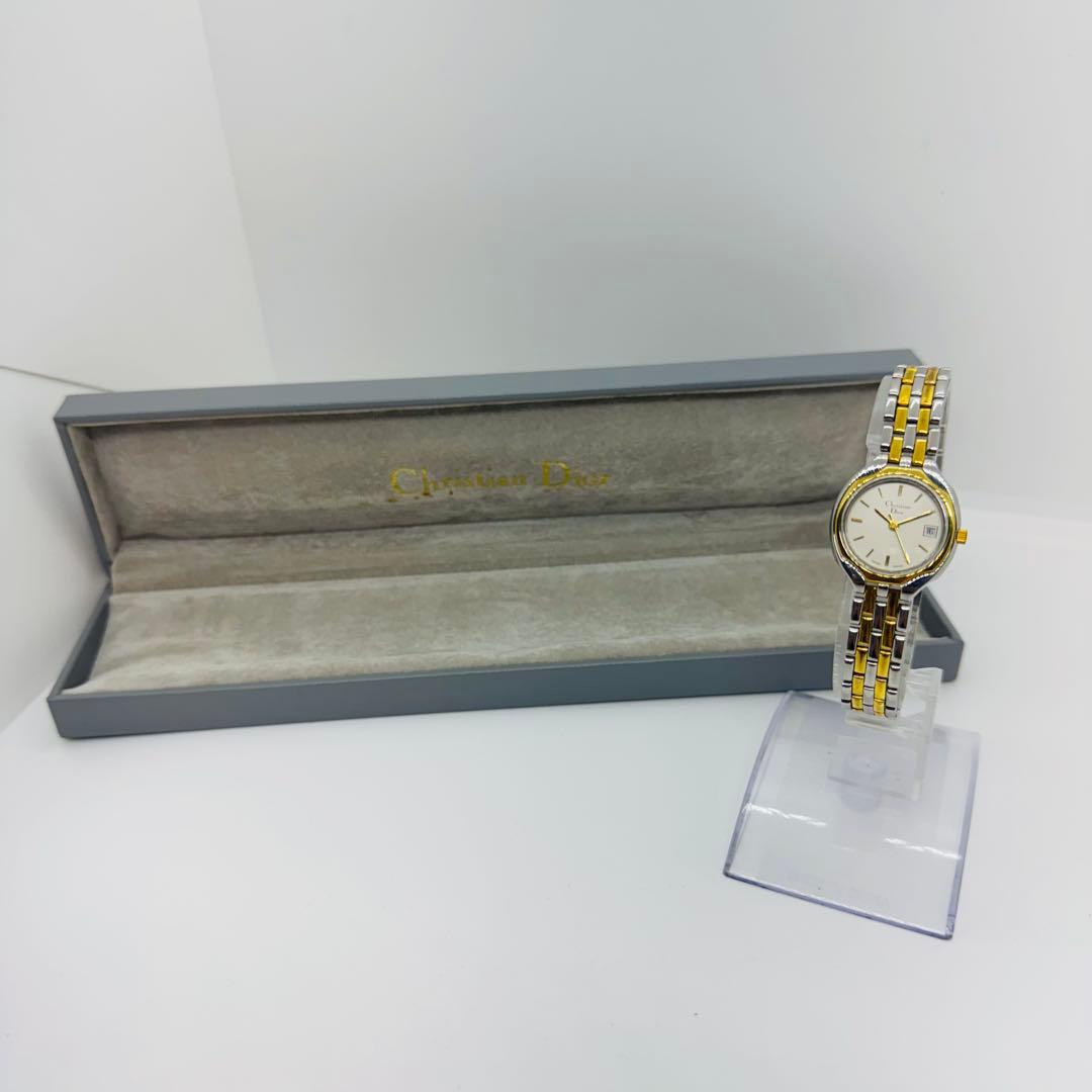 ✨Dior✨クリスチャンディオール✨3001✨デイト✨コンビ✨レディース✨腕時計