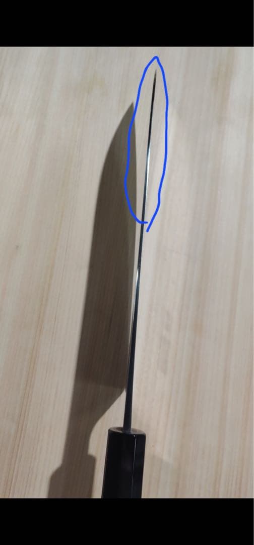 日野浦司作 ダマスカス　ATS34 牛刀　210mm