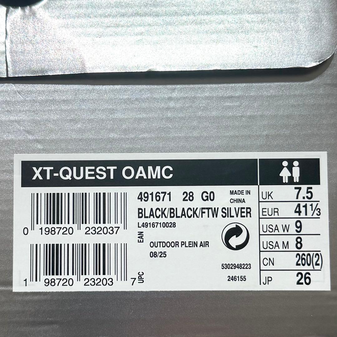 【SALOMON×OAMC】XT-QUEST OAMC 26cm