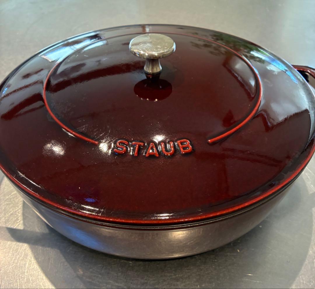ストウブ　STAUB ブレイザーソテーパン　★ 28cm　グレナディンレッド
