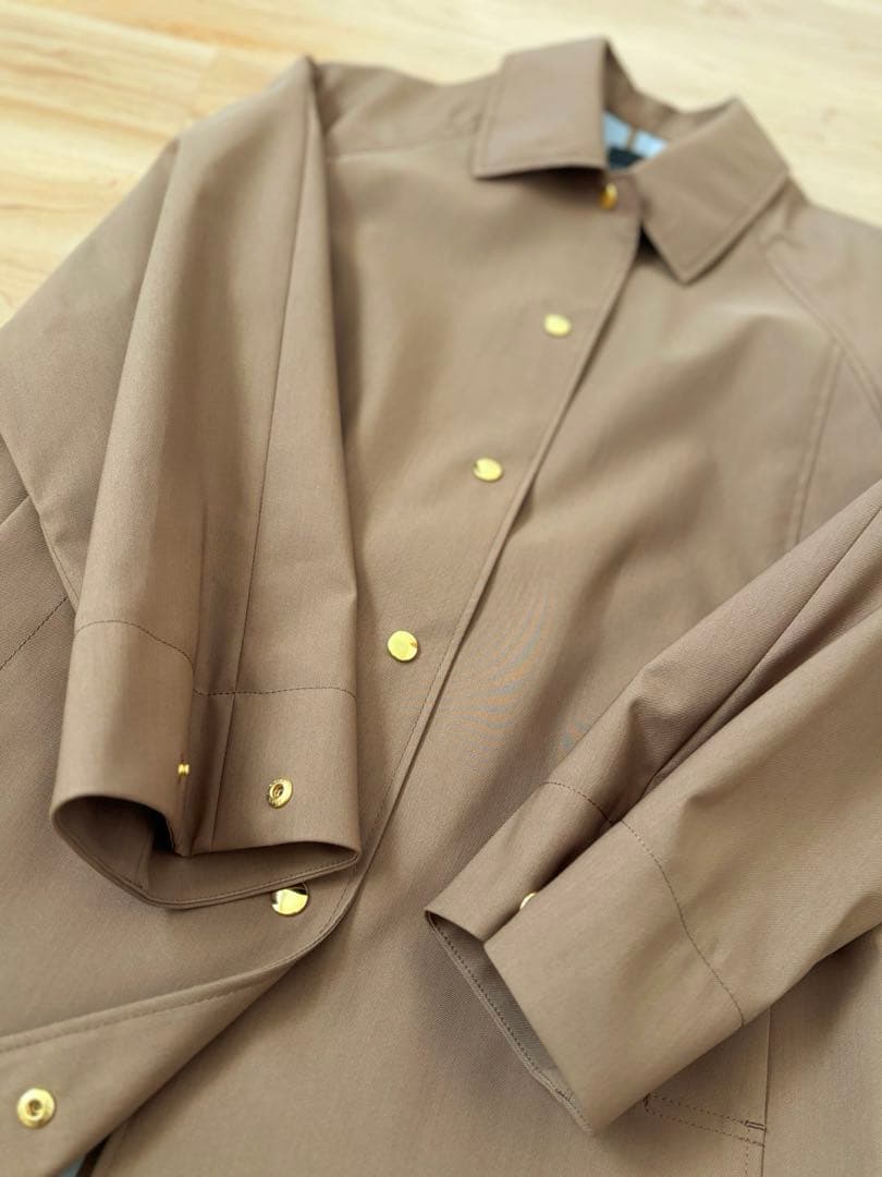 極美品★NOBLE｜定価3,8万 22AW ウインドプルーフステンカラーコート