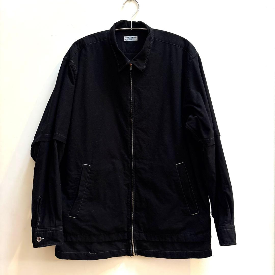 1998コムデギャルソンオム　ネル素材リバーシブルジャケット