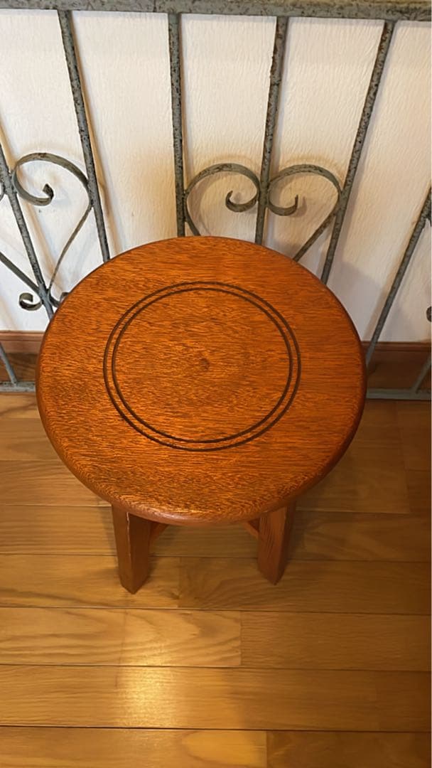 昭和 レトロ ヴィンテージ アンティーク スツール 丸椅子　古道具　蚤の市