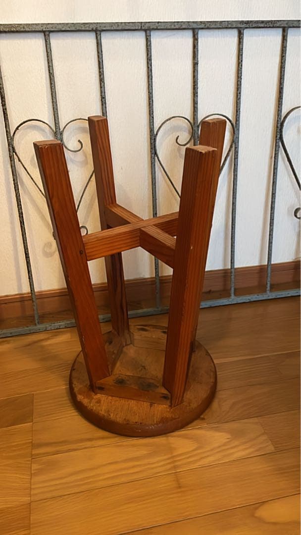 昭和 レトロ ヴィンテージ アンティーク スツール 丸椅子　古道具　蚤の市