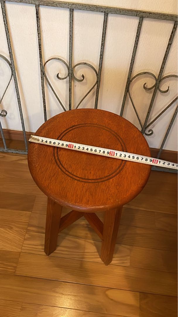 昭和 レトロ ヴィンテージ アンティーク スツール 丸椅子　古道具　蚤の市