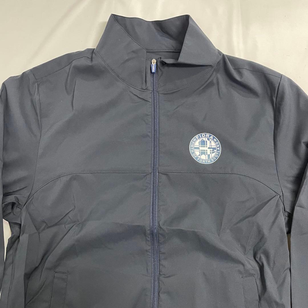 FIDRA ゴルフウェア ストレッチ ブロッキングジャケット M 紺