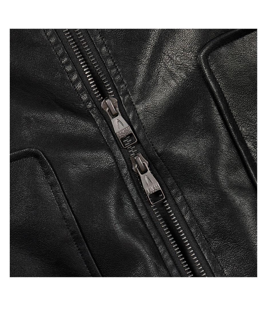 AAKAM アカム ブラックレザージャケット　サイズ:1