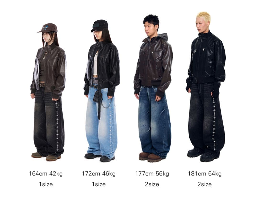 AAKAM アカム ブラックレザージャケット　サイズ:1