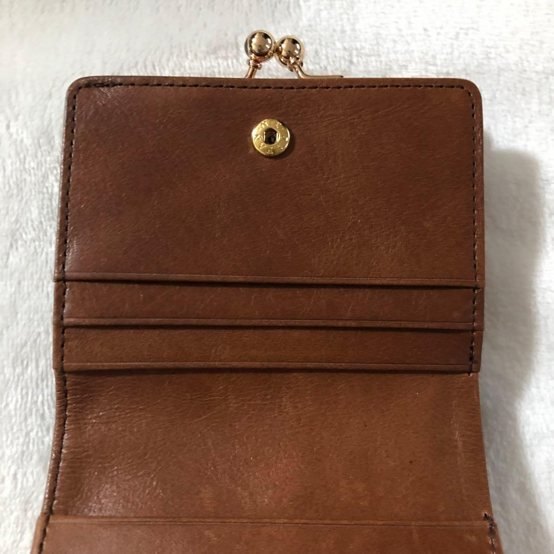 JOE COOL ジョイクール がま口 折財布 スヌーピー 本革 牛革