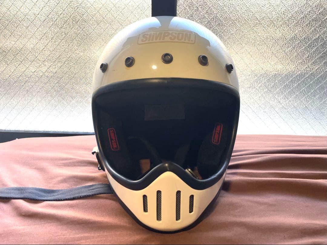 シンプソン　SIMPSON M50 ホワイト　ヘルメット