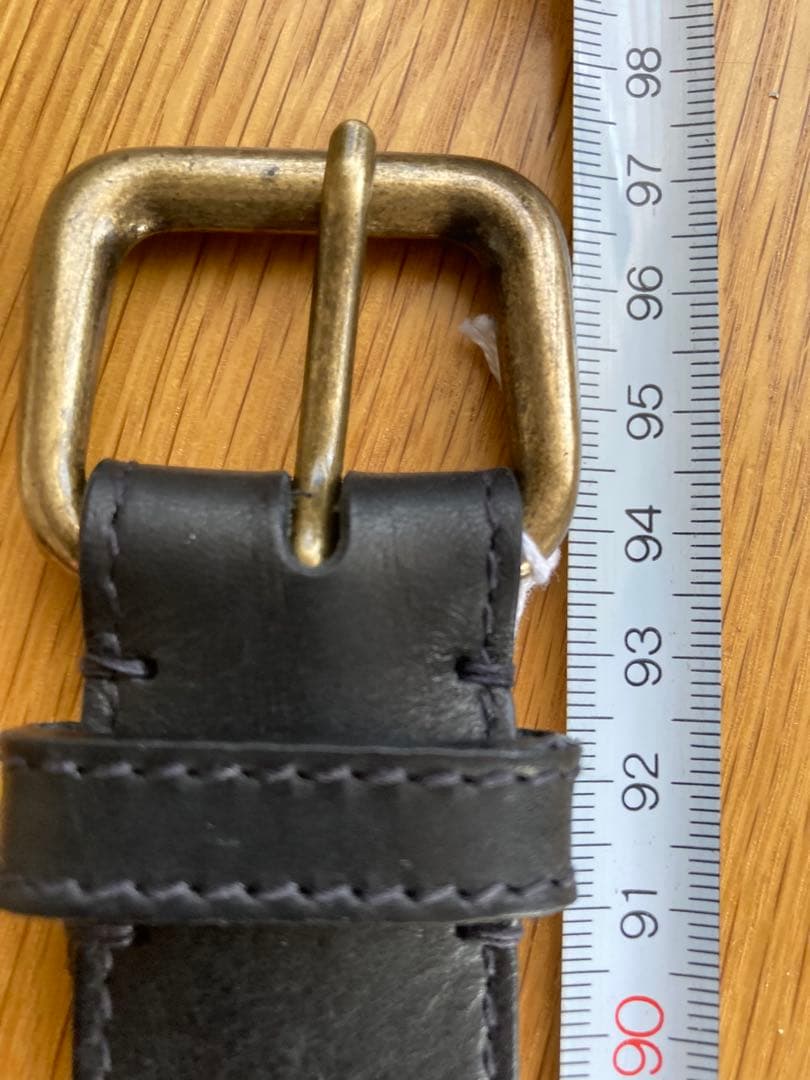 【最終価格 新品】イルビゾンテ IL BISONTE ブラックレザーベルト