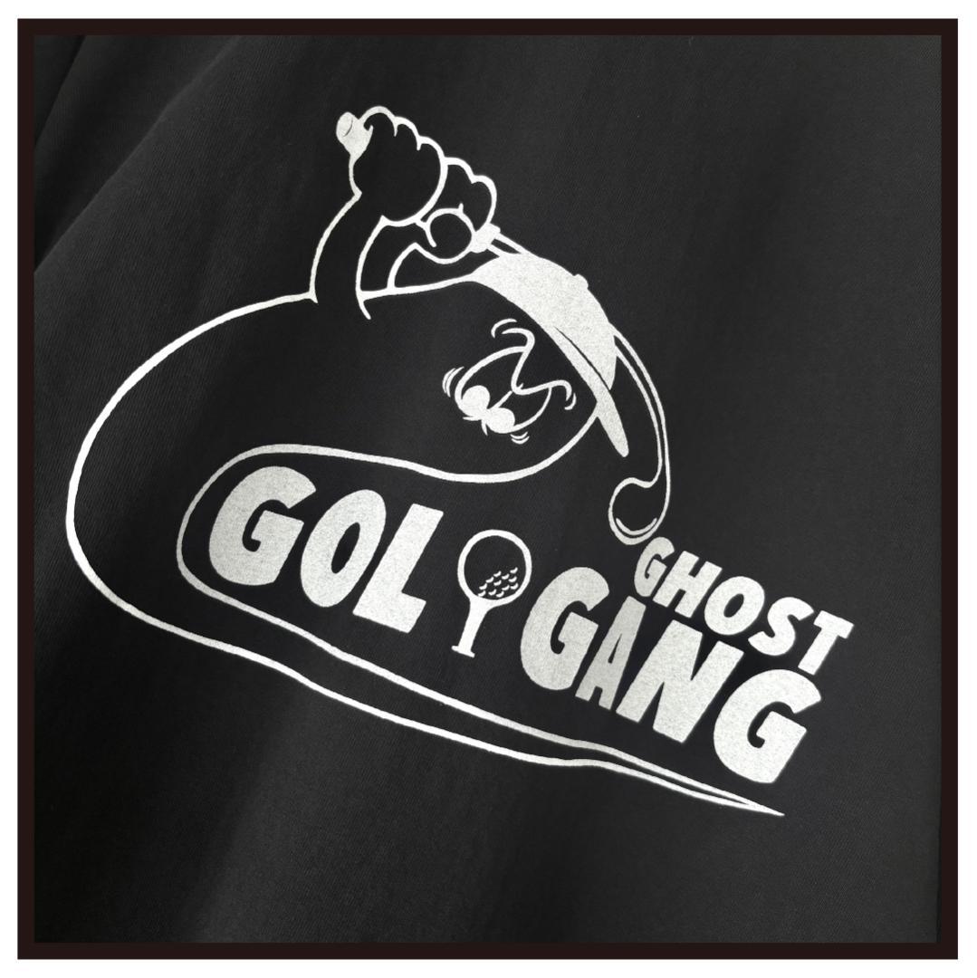 ゴーストゴルフギャング GOLF LIKE A CARTOON TEE ブラック