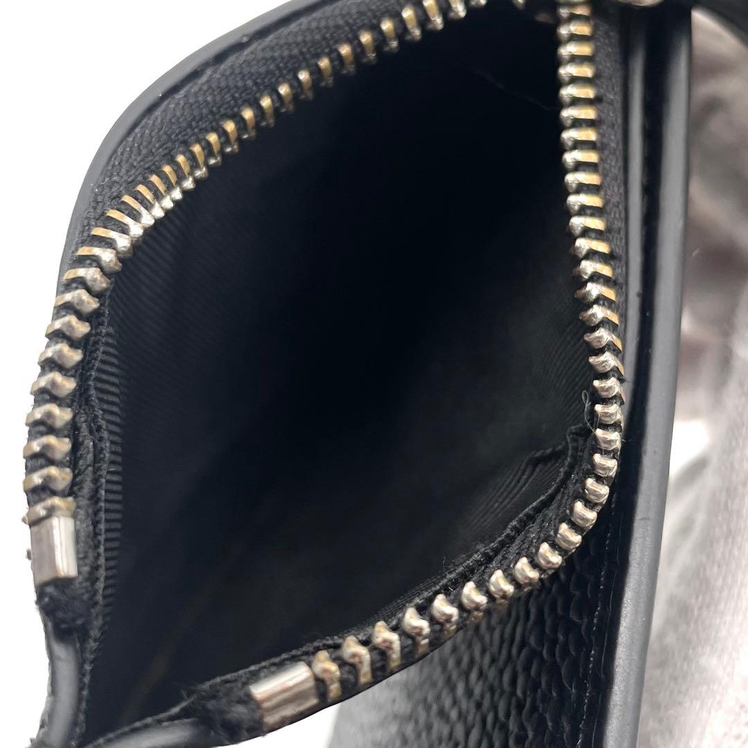 【極美品】メゾンマルジェラ マネークリップ フラグメントケース レザー ブラック