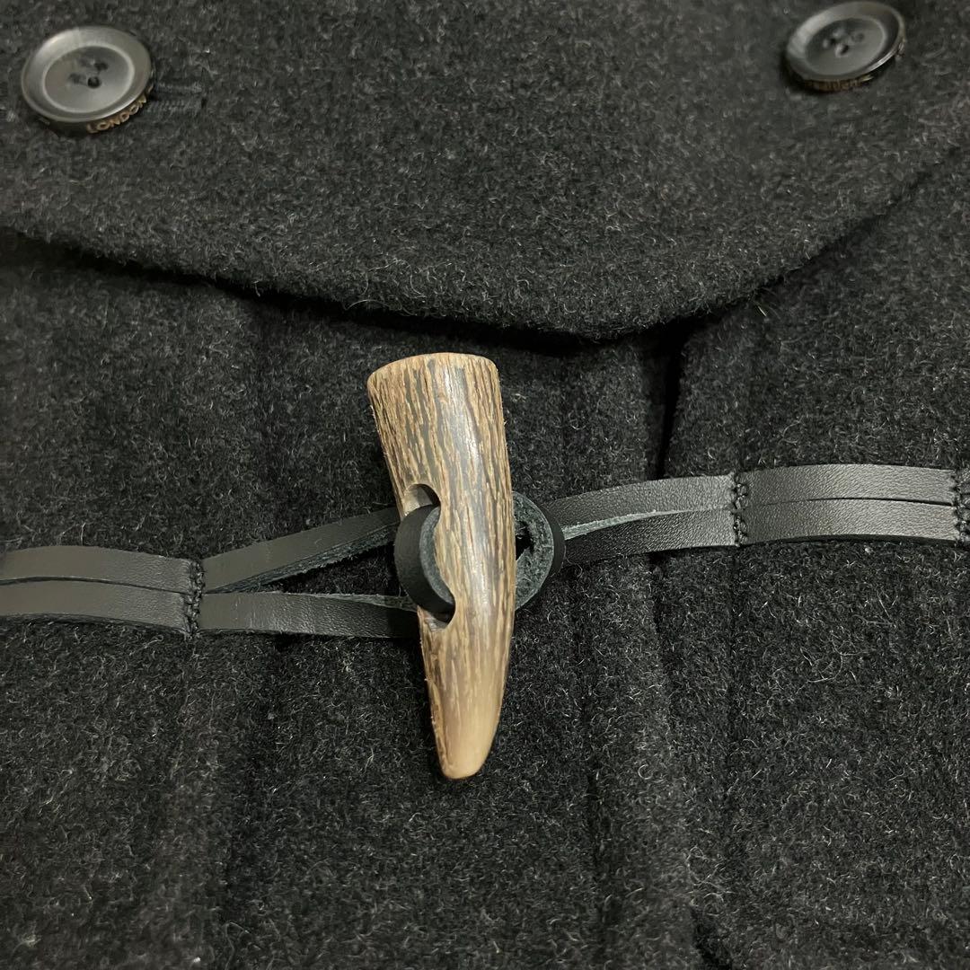 クリスマスカラー✨　ロンドントラディション　ダッフルコート　チェック柄　Lサイズ