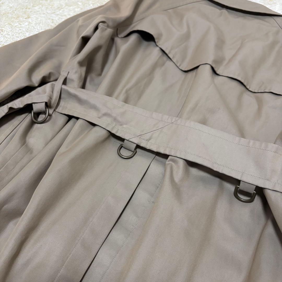 【大人気】バーバリー トレンチコート ノバチェック 玉虫色 カーキ マキシ丈